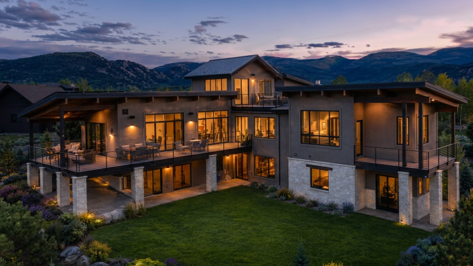 Eagle Ranch Residence — exterior and decks