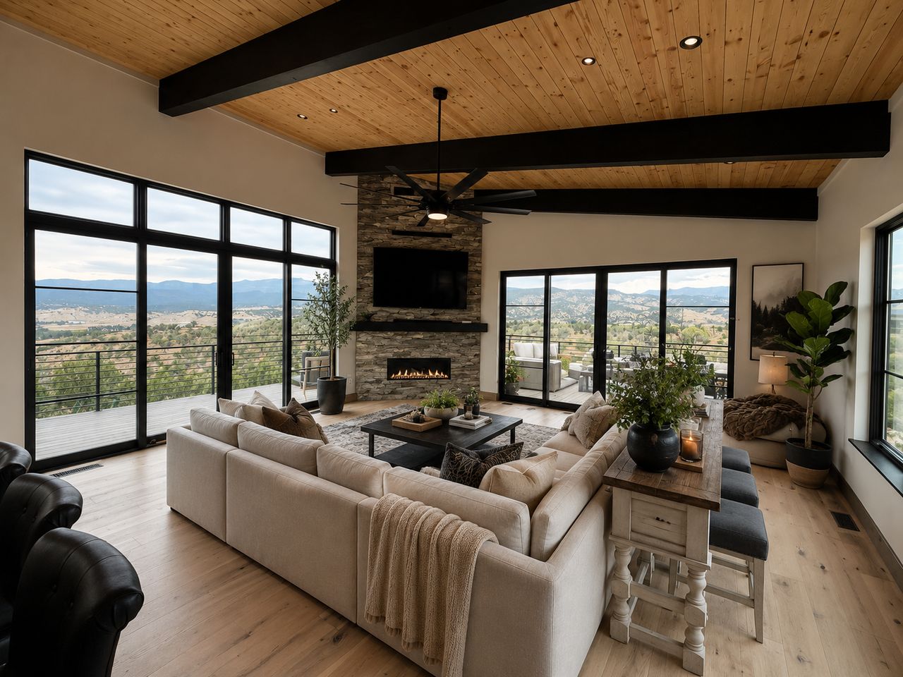 Eagle Ranch Residence — great room