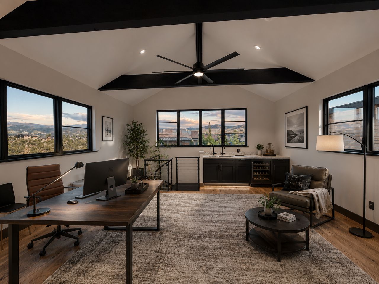 Eagle Ranch Residence — office